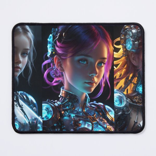 Item preview, Three Portraits of  Female Androids designed and sold by masabo.