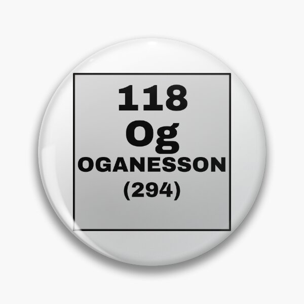 Item preview, Periodic Table Of Elements - 118 (Og) Oganesson designed and sold by ArtsyCity.