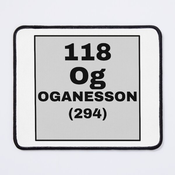 Item preview, Periodic Table Of Elements - 118 (Og) Oganesson designed and sold by ArtsyCity.