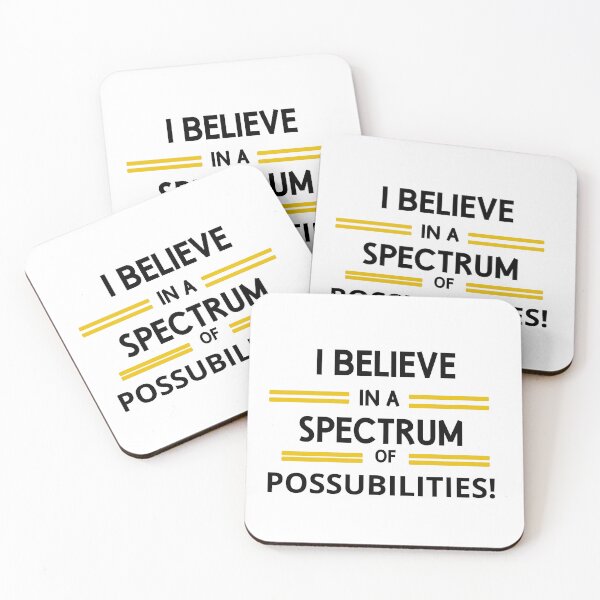 Item preview, I Believe In A Spectrum Of Possibilities  designed and sold by JustCrafted.