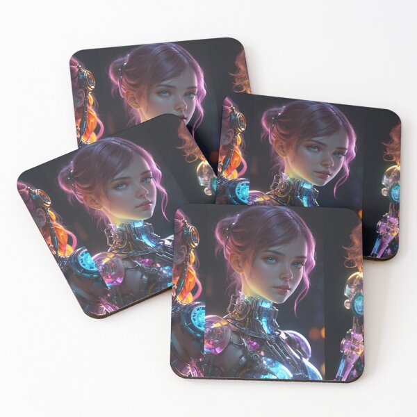 Item preview, Female Characters with Cybernetic Enhancements designed and sold by masabo.