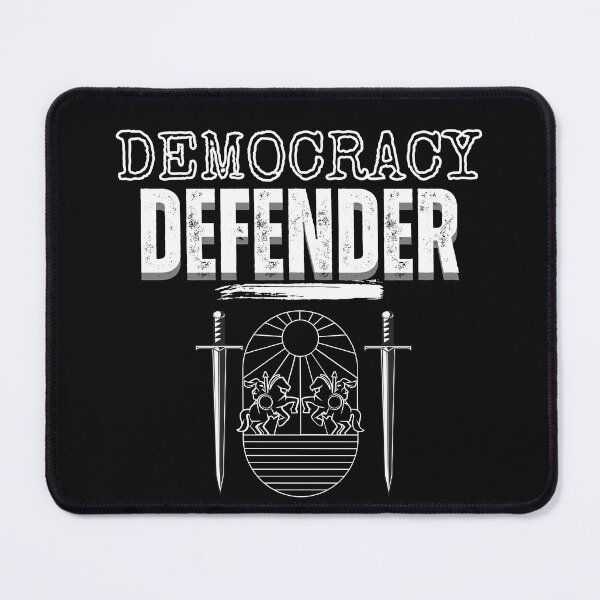 Item preview, Democracy Defender Vote Blue Democratic Political Design designed and sold by EarthArtDesigns.