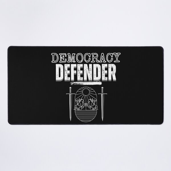 Item preview, Democracy Defender Vote Blue Democratic Political Design designed and sold by EarthArtDesigns.