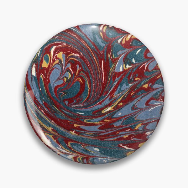 Item preview, French Curl Pattern (19th century) - Vintage Marbled Paper designed and sold by SALON DES ARTS.