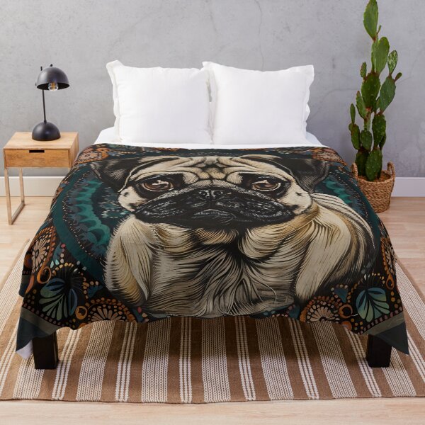Item preview, Mandala - Pug designed and sold by aleibanez.