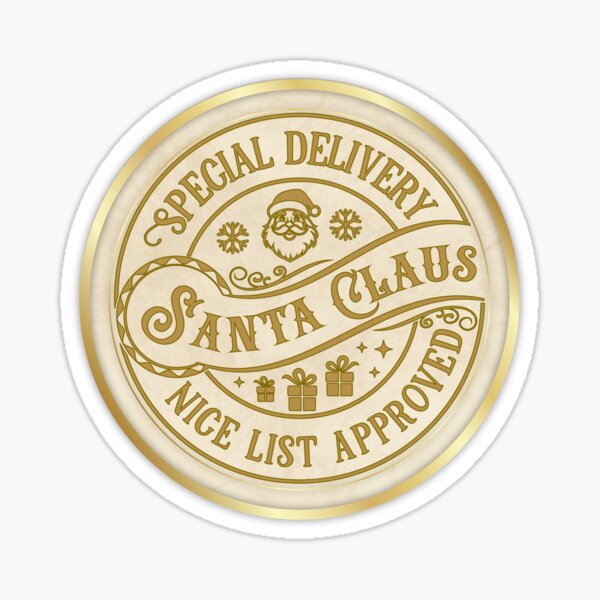 Item preview, Special Delivery - Santa Claus - Nice List Approved designed and sold by LarkspurAndTea.