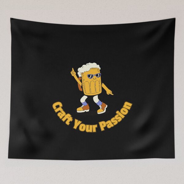 Item preview, Beer Craft Your Passion Colorful Dancing Beer Mug designed and sold by VanessaMF.