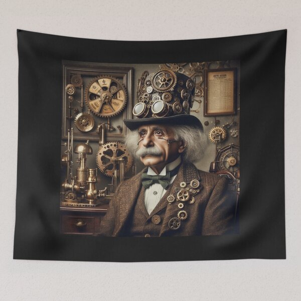 Item preview,  Albert Einstein Steampunk  designed and sold by sevenmountains.