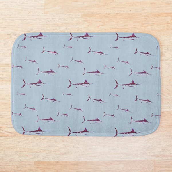 Artikelvorschau, Blue Marlin Vintage Warme Hellblautöne entworfen und verkauft von Melissa  MacMichael Art + Design.