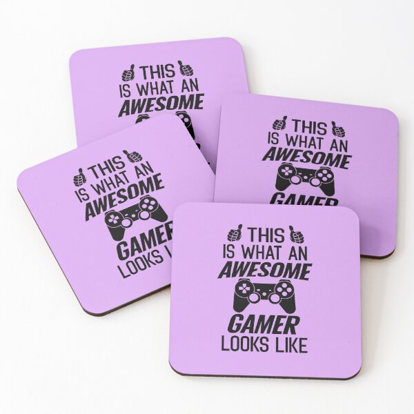 Item preview, This Is What An Awesome Gamer Looks Like. Funny Gaming Quote. Gamer Gift designed and sold by DesignHouse07.