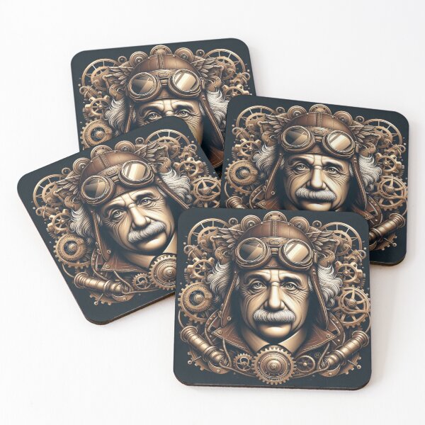 Item preview, Albert Einstein Steampunk  designed and sold by sevenmountains.