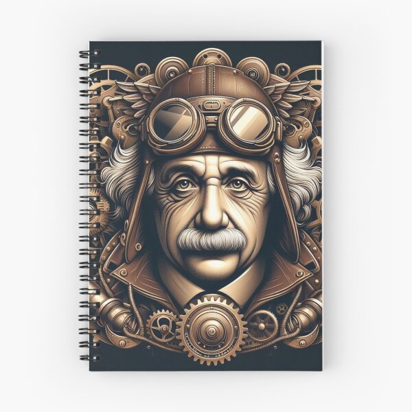 Aperçu de l'œuvre Albert Einstein Steampunk créée et vendue par sevenmountains.