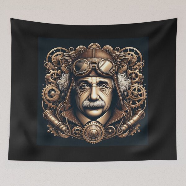 Item preview, Albert Einstein Steampunk  designed and sold by sevenmountains.