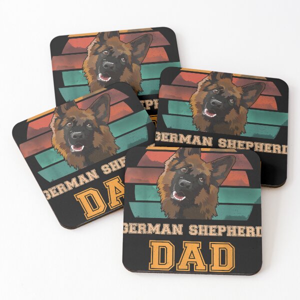 Item preview, German Shepherd Dad Vintage Smiling German Shepherd  designed and sold by CharleBlow.
