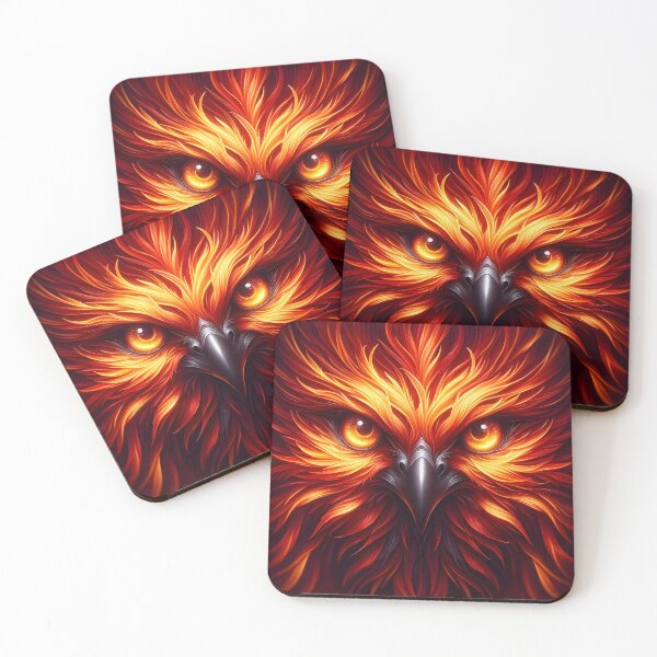 Item preview, Blazing Phoenix Fury Art designed and sold by PillowTalkyZone.