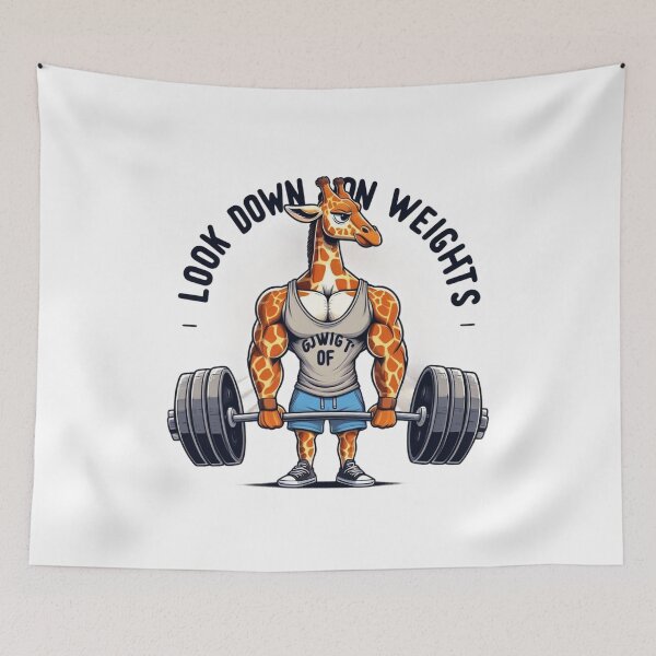 Item preview, Long Neck, Strong Back: Giraffe Workout designed and sold by Pixel-Forge.