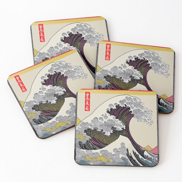Item preview, The Great Wave of Kanagawa Version/11 designed and sold by Synthwave Poem.