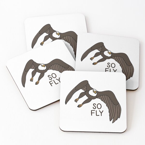 Item preview, SO FLY (Bald Eagle) designed and sold by chicorycreative.