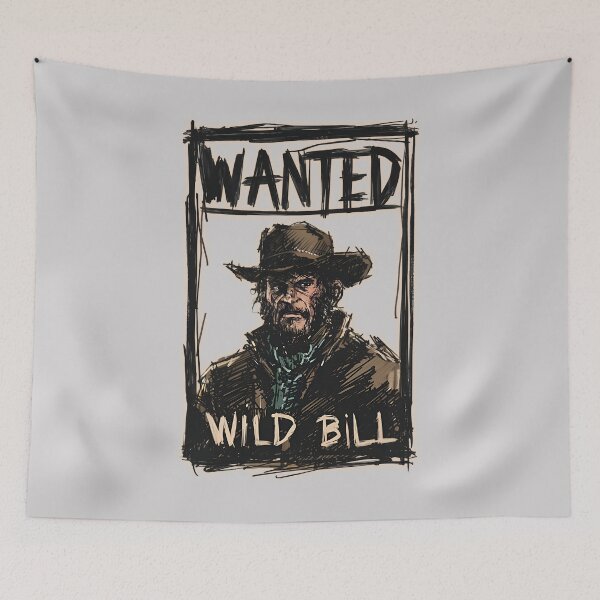Item preview, Wild Bill Wanted designed and sold by NickTaroDesign.