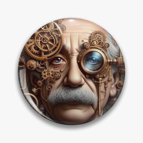 Item preview,  Albert Einstein Steampunk  designed and sold by sevenmountains.