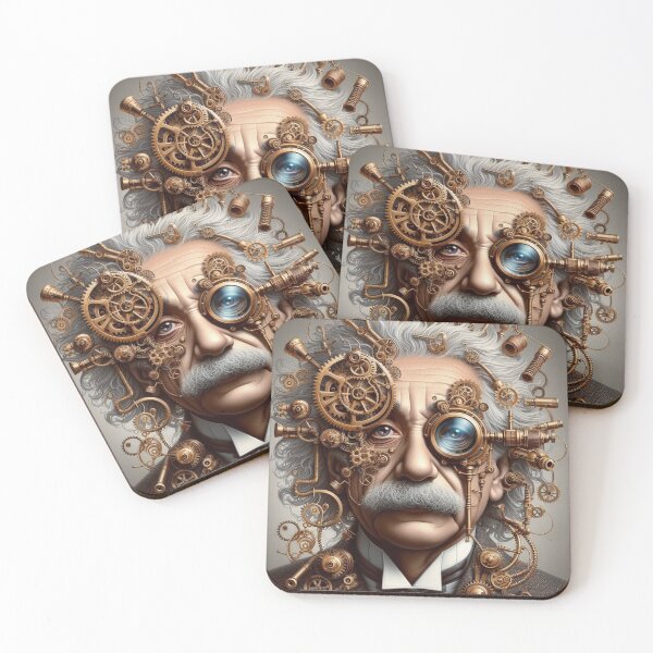 Item preview,  Albert Einstein Steampunk  designed and sold by sevenmountains.