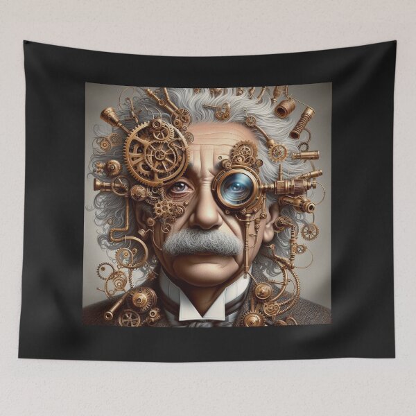 Item preview,  Albert Einstein Steampunk  designed and sold by sevenmountains.