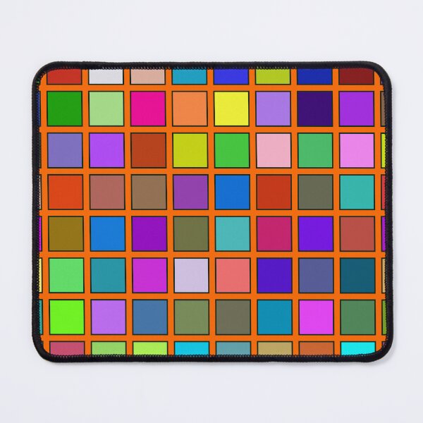 Item preview, color square in orange designed and sold by miaterinka.