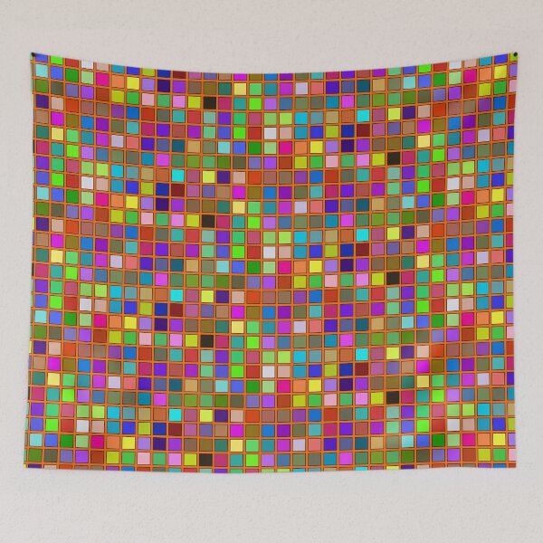 Item preview, color square in orange designed and sold by miaterinka.