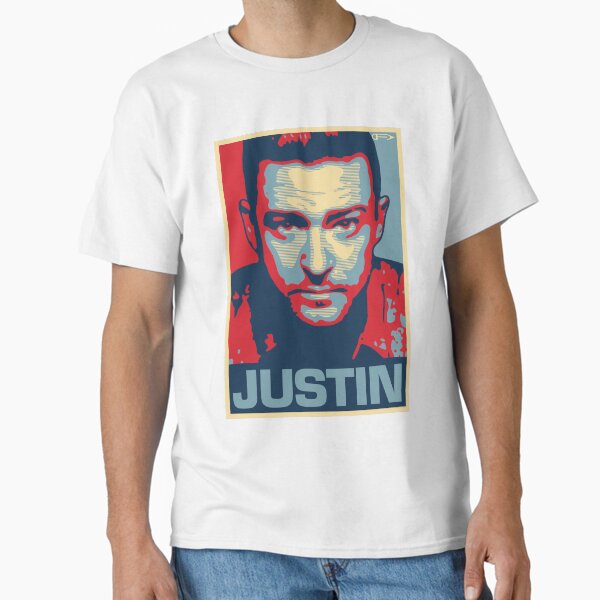 Vista previa del artículo con la obra «Justin», diseñado y vendido por DAFTFISH.