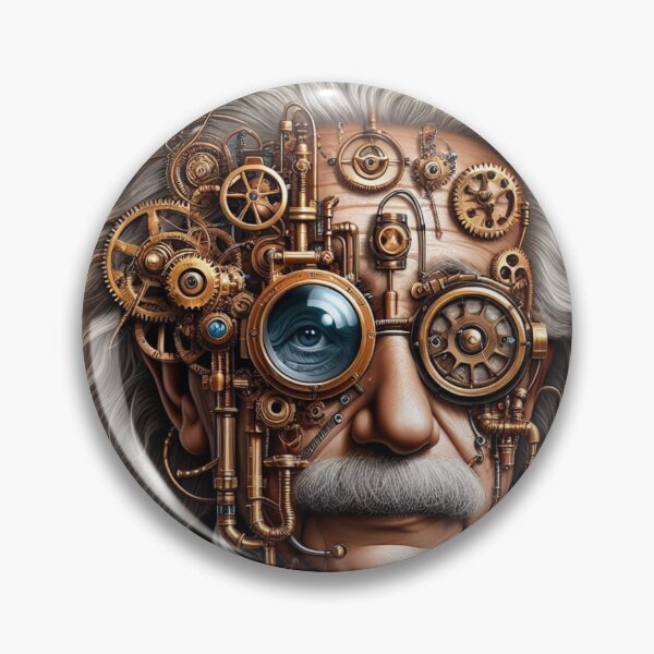 Item preview,  Albert Einstein Steampunk  designed and sold by sevenmountains.