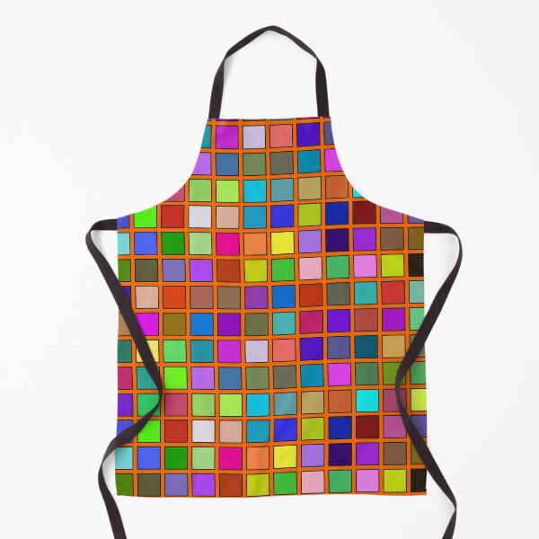 Item preview, color square in orange designed and sold by miaterinka.