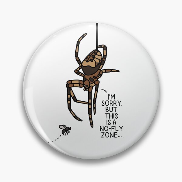 Item preview, NO FLY-ZONE (Garden Spider) designed and sold by chicorycreative.