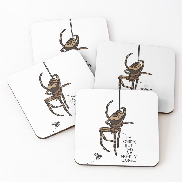 Item preview, NO FLY-ZONE (Garden Spider) designed and sold by chicorycreative.
