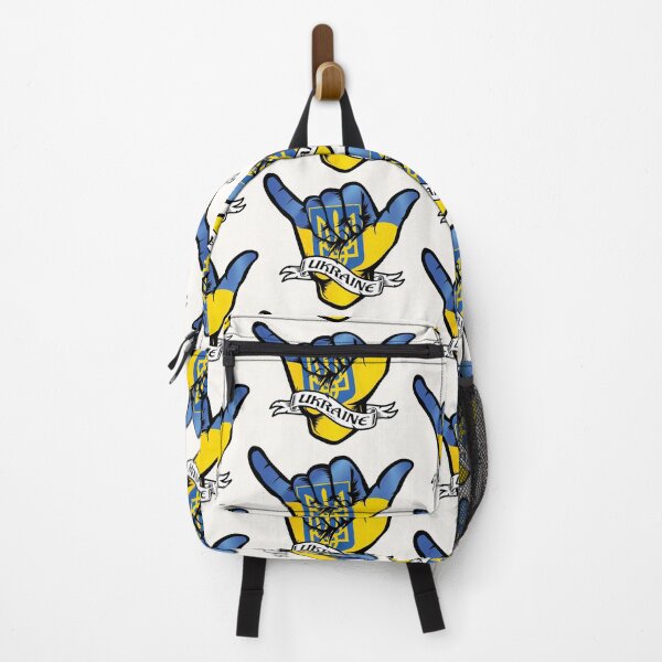 Item preview, Ukraine Shaka Hand Flag designed and sold by Margival.