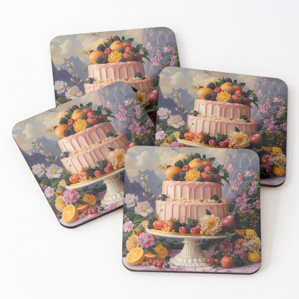 Item preview, Fairytale Romantic Fruit Cake designed and sold by pencil-art98.