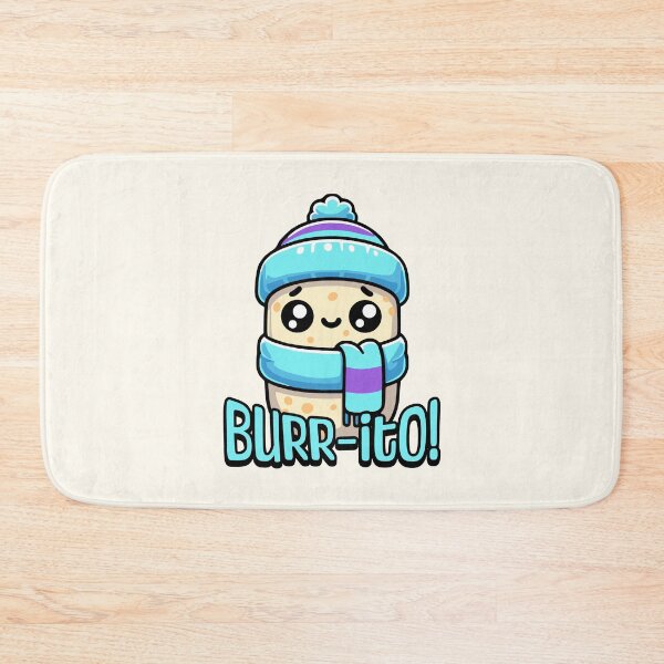 Item preview, Burrito! Cute Shivering Burrito Pun designed and sold by PMCreative.
