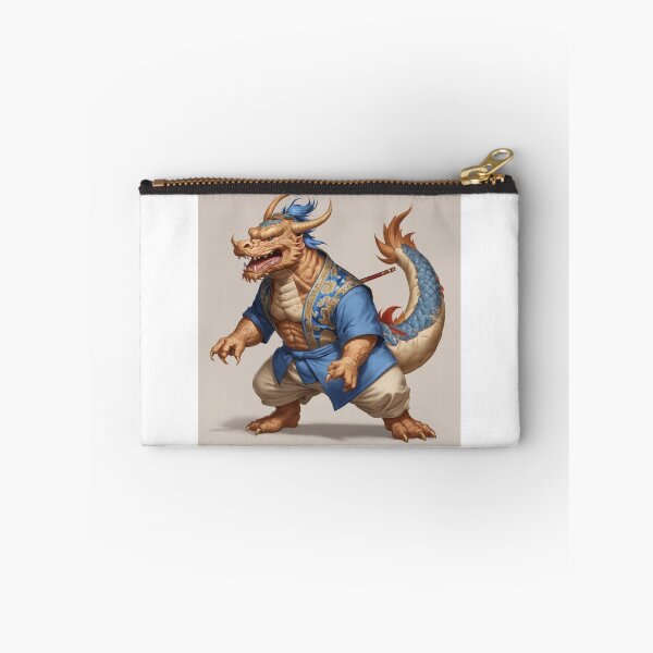 Item preview, "Azure Dragon: Stylishly Mythical in Blue Attire" designed and sold by Motivamujer.