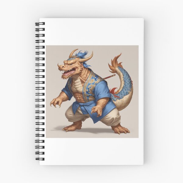 Item preview, "Azure Dragon: Stylishly Mythical in Blue Attire" designed and sold by Motivamujer.