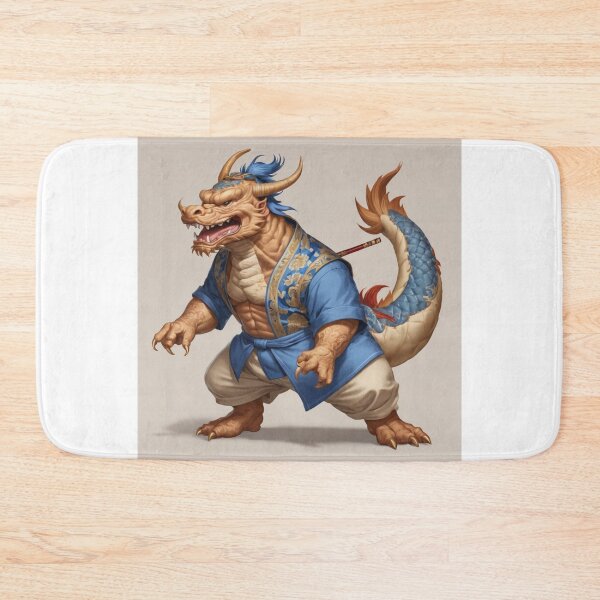 Item preview, "Azure Dragon: Stylishly Mythical in Blue Attire" designed and sold by Motivamujer.
