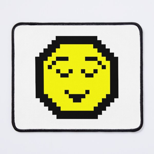 Item preview, Pixel art of relieved face designed and sold by Polux Design.