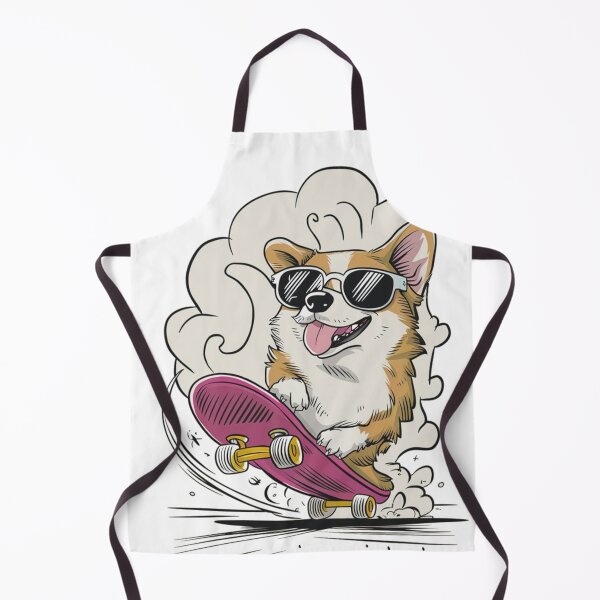 Item preview, Cute corgi on a skateboard designed and sold by WildernessTints.