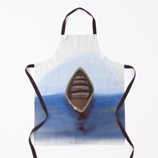 Item preview, Serene Boat's Reflection designed and sold by SheepTigerArt.
