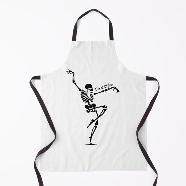 Item preview, Dancing Halloween Skeleton I'm Fine designed and sold by TevAr.