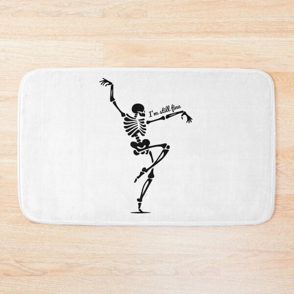 Item preview, Dancing Halloween Skeleton I'm Fine designed and sold by TevAr.