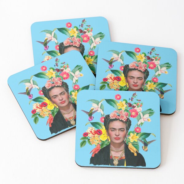 Item preview,  Frida Kahlo women's day gifts  Flowers Exotic parrots Hummingbird ,Frida Kahlo designed and sold by TeeARTHY.