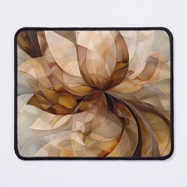 Item preview, Muted earthtone Lotus flower print designed and sold by dcrc.