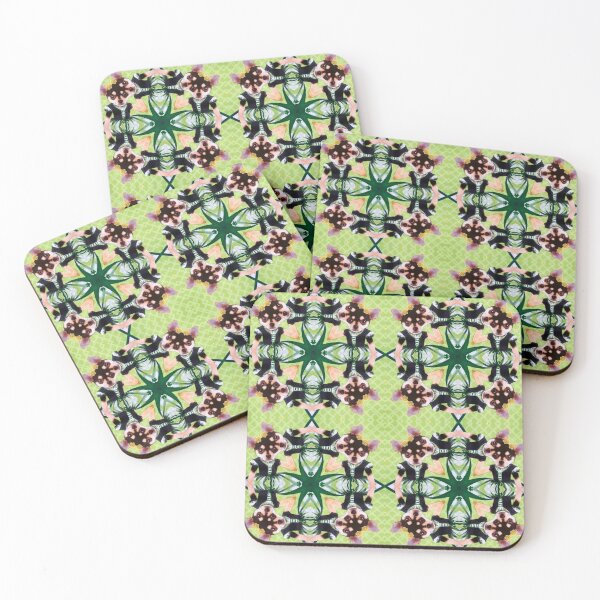 Item preview, Green Chihuahua Kaleidoscope Pattern - Blocks designed and sold by Nikki Fortuin Arts & Crafts.