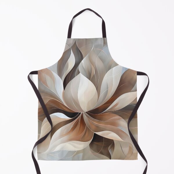 Item preview, Muted earthtone Lotus flower print designed and sold by dcrc.