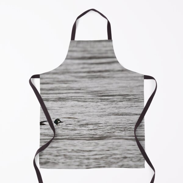 Item preview, Common goldeneye minimal on gray waters designed and sold by Jouko Lehto Photography.