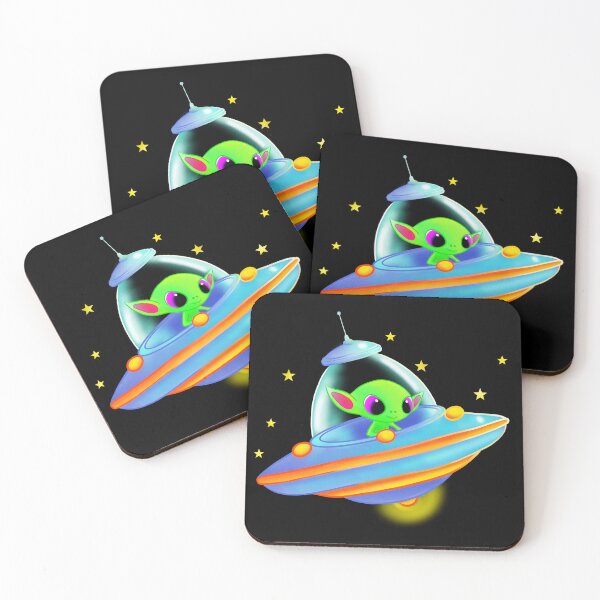 Item preview, Extraterrestrial in his saucer designed and sold by Azyrielle.
